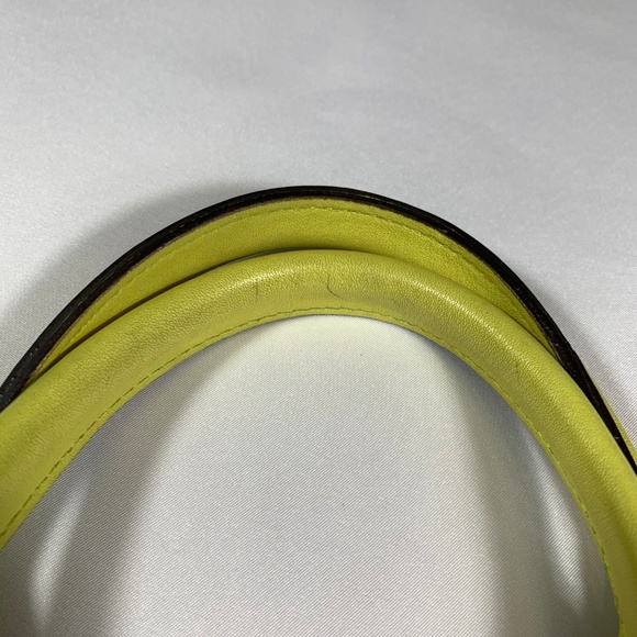 Longchamp 3D neon yellow tote bag - Picture 4 of 8